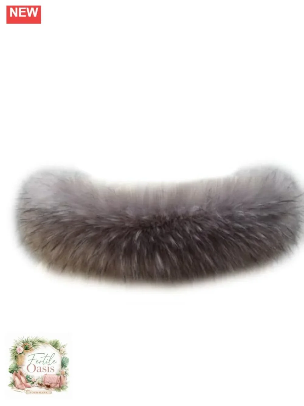 Faux Fur Collar Scarf Neck Warmer for Winter Coat Jacket Parka